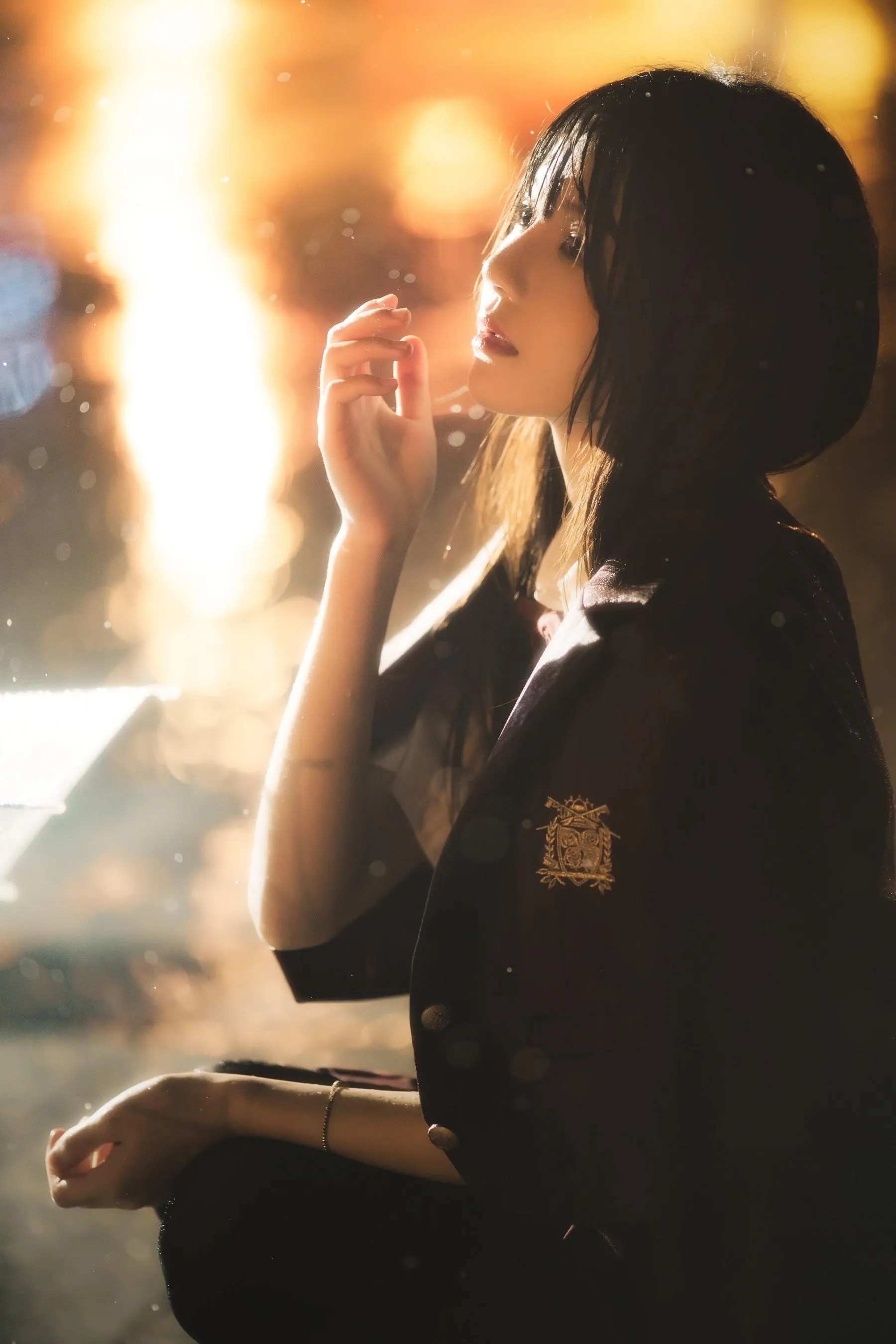 [艺图语] 2022.05.18 雨下 桜桃喵 [42P]插图1